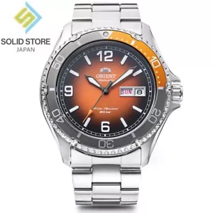 ORIENT Mako RN-AA0817Y Orologio Sportivo Meccanico Automatico Arancione Mandarino 41,8 mm - Foto 1 di 4