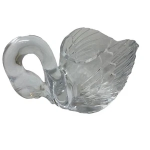 Vintage sehr schwere �� 24% Bleikristall Schwan Schale / Vase - Bild 1 von 10