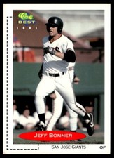 1991 Classic Best Jeff Bonner San Jose Giants #76
