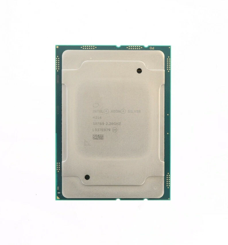 Intel XEON SILVER 4214 CPU- PROCESSOR 12 CORE 2.20GHZ 16.5MB L3 CACHE  SRFB9 - Image 1 of 1