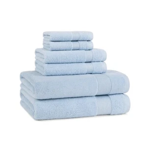 Juego de 6 toallas de baño Host & Home, opciones de color, 600 GSM, baño-lavado a mano x 2 - Imagen 1 de 61