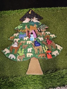 NWT Rare Traditional Peruvian Airpillera Applique Christmas Tree Threads Of Hope - Picture 1 of 8