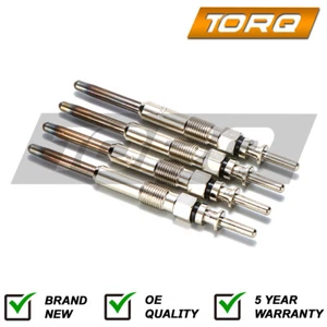 Torq 4x Heater Glow Plugs Fits Land Rover Freelander Mk1 2.0 TD4 2000-06 - Picture 1 of 2