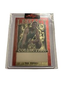 2022 Leaf Legacy Collection Bill Russell Celtics /1 Unsigned Proof Card Mint