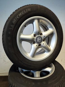 4 neumáticos de invierno 205/65R15 Mercedes SLK clase W170 15" llantas de aluminio ruedas de invierno - Imagen 1 de 7