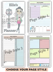 A5 PERSONALISIERTER TAGESPLANER/ORGANIZER/PLAN/TO DO LISTE PLANER/TAGEBUCH! - Bild 1 von 15