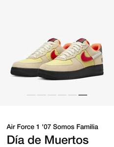 Nike Air Force 1 '07 Somos Familia Dia de Muertos DZ5355-126 US 13 UNOPEN - Picture 1 of 5