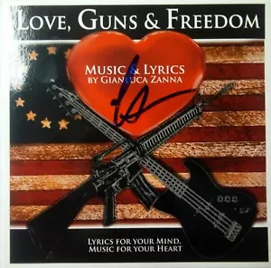 Collectible Love Guns & Freedom CD by Gianluca Zanna, Patriotic & Romantic Songs - Picture 1 of 3