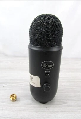 Blue Yeti Professional Condenser Microphone Black Tested Works - Image 1 of 4