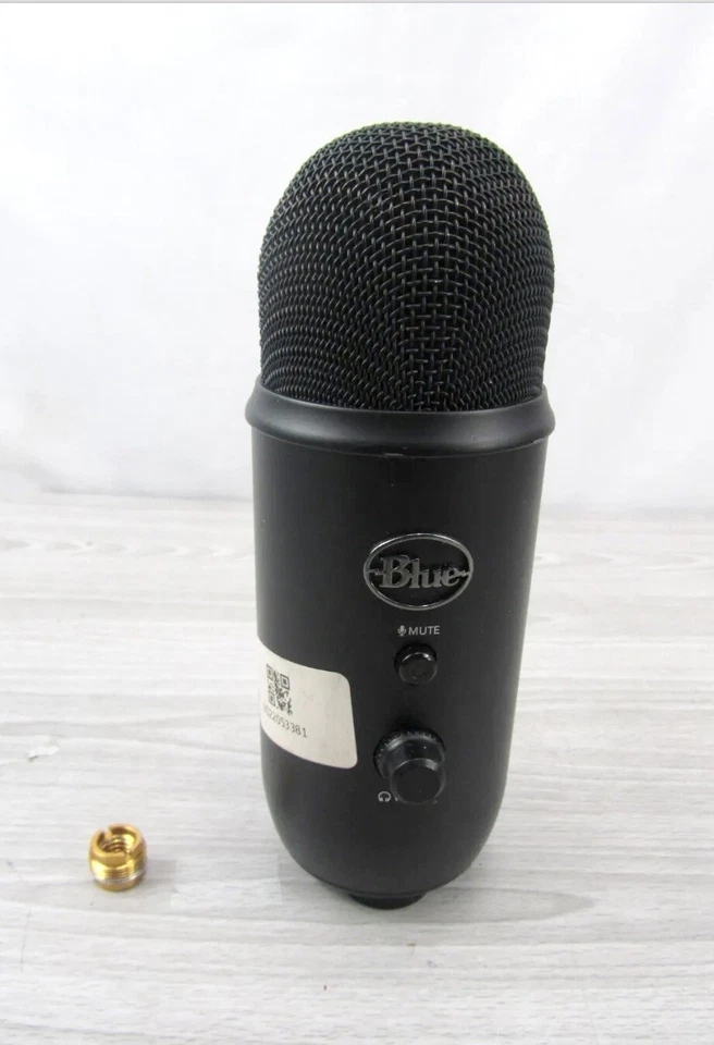 Blue Yeti Professional Condenser Microphone Black Tested Works - Image 1 of 4