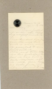 WARSCHAU NACH BÜFFEL, NEW YORK - APR 1893 BRIEF EINSCHL. - Bild 1 von 5
