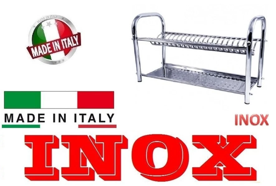 IDOR STORE SCOLAPIATTI COLAPIATTI BASE O APPOGGIO IN ACCIAIO INOX DA 40 centimetri cm