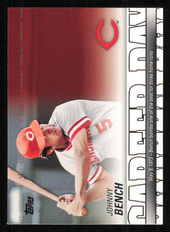 2012 Topps Career Day #CD9 Johnny Bench - Image 1 of 2