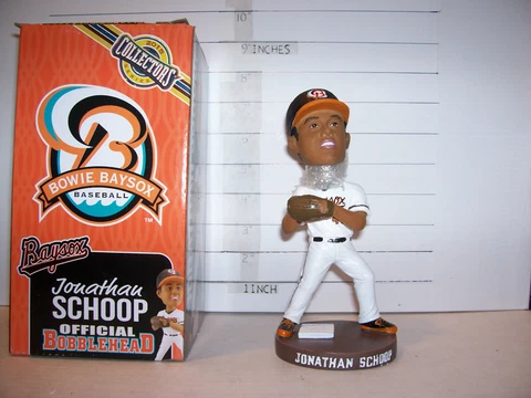 2015 JONATHAN SCHOOP BOWIE BAYSOX SEASON TICKET HOLDER BOBBLEHEAD SGA NEW Cover