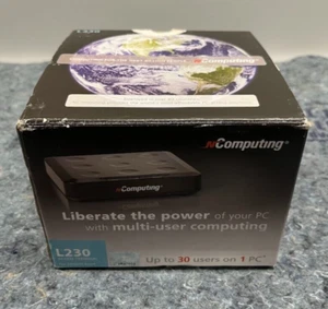 New Open Box - NComputing Access Terminal L230 Up to 30 Users on 1 PC L-230 - Picture 1 of 2