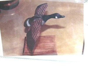 Handwerk Holzverbrannte fliegende kanadische Gans Ente Köder Malerei Muster Paket PP#83 - Bild 1 von 2