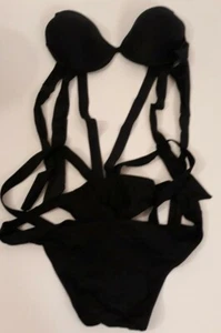 Womens Black Teeker Sexy Swimsuit Size XXL - Picture 1 of 6