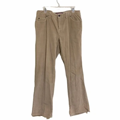 Pantalones de Pana Vineyrad Vines Talla 10 Caqui Marrón Pierna Recta Foto 1 de 4