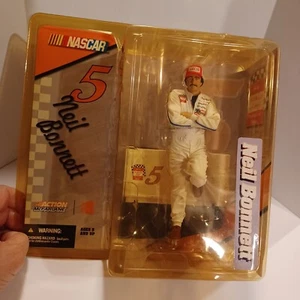 2005 Nascar Action McFarlane Neil Bennett #5 New Box Discolored Crack in Case - Picture 1 of 11