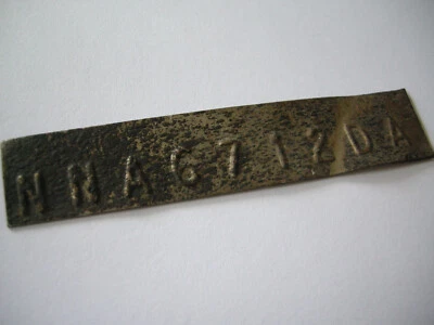 CONVERTIDOR CATALÍTICO JAGUAR XJ6 NÚMERO DE PIEZA ETIQUETA ACERO INOXIDABLE NRA6712DA Foto 1 de 4