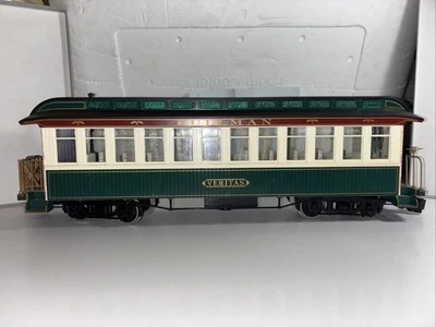 Bachmann Big Hauler G Scale Pullman Passenger Car "Veritas" Lighted Observation - Image 1 of 4