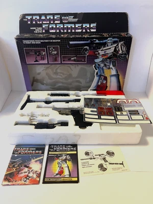 Transformers G1 Megatron 100% Complete W/BOX & INSERT, stickers, papers 1984 - Image 1 of 4