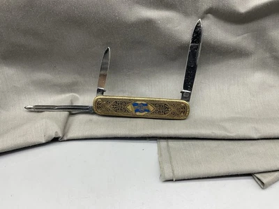 Dresen Solingen Germany 3 Blade brass pocket knife - Ganite City Steel - Image 1 of 4