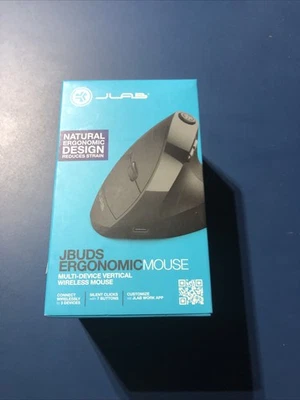 Jlab Ergonomic Wireless Mouse , Black - Image 1 of 2