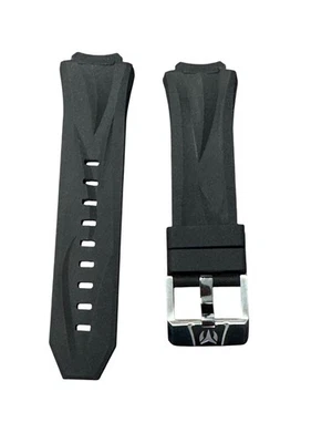 TechnoMarine Reef Aleta de Tiburón Negro BANDA/CORREA 45mm Enviar Modelo #  Foto 1 de 3