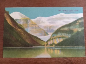 um 1930 Lake Louise, Victoria Glacier, Alberta, Kanada - Bild 1 von 2