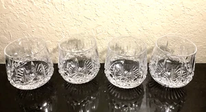 4 vasos Ireland Waterford Crystal Lismore Roly Poly Old Fashioned Whisky 8 OZ - Imagen 1 de 8