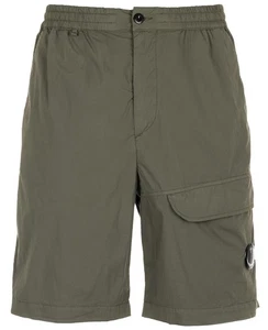 C.P. COMPANY LENS LOGO CARGO BERMUDA HERREN SHORTS 18CMBE172A006439G669 - Picture 1 of 5