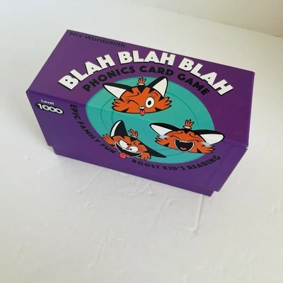Mrs. Wordsmith Blah Blah Blah Fonética Juego de Cartas de Lectura Nivel 1000 Prek Kinder Foto 1 de 4