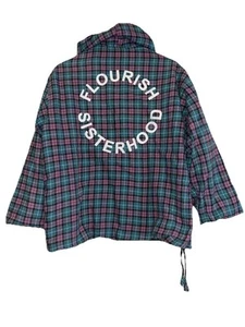 One Of A Kind Multi Plaid Sweater Large, Flourish Sisterhood, Citizen Church - Picture 1 of 4