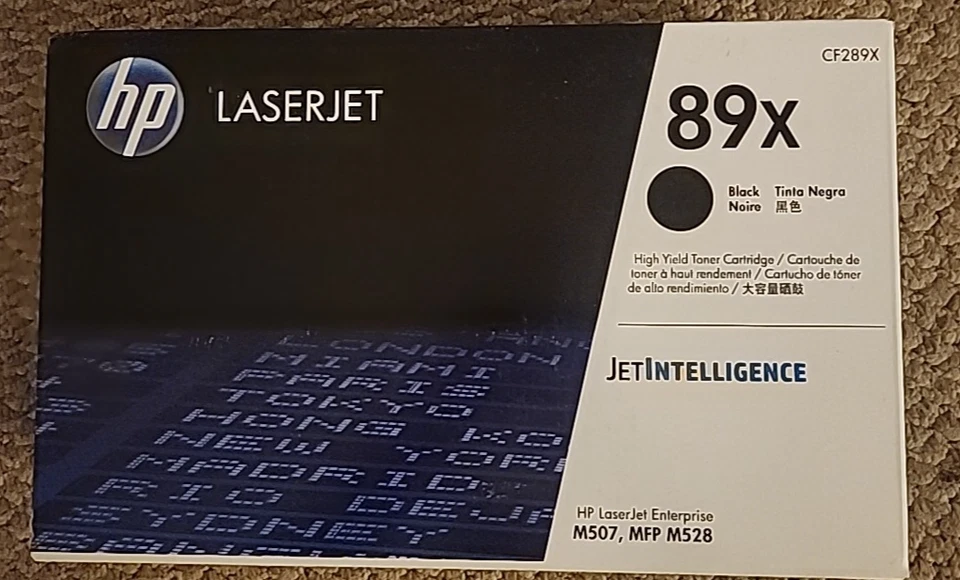 HP 89X LaserJet Toner Cartridge - Black (CF289X)