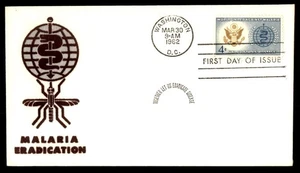 Mayfairstamps US FDC 1962 Malaria Eradication Velvetone Cachet FirsT Day Cover a - Picture 1 of 2