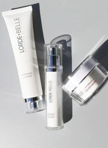 Lorde + Belle 3 Piece FULL SET Anti Aging Skin Care Regimen NEW NIB MSRP $199 - Picture 1 of 14