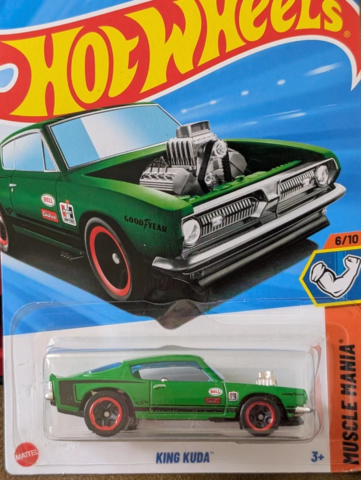 Hot Wheels 2025 King Kuda #217 Verde - Imagem 1 de 1