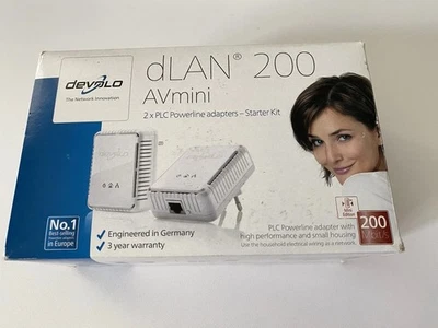 Devolo dLAN 200 AVplus Powerline Steckdosen Adapter - Bild 1 von 3