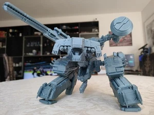 BELLISSIMO METAL GEAR REX MODELLO 3D PRINT GRIGIO DA COLLEZIONE DETTAGLIATO - Foto 1 di 8