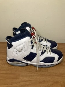 Jordan 6 Retro Olympic Midnight Navy (2024) GS Size 5.5Y/ 7 Women’s 384665-164 - Picture 1 of 9