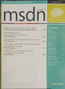 2017 JULY MSDN MAGAZINE - Machine Learning - Picture 1 of 2