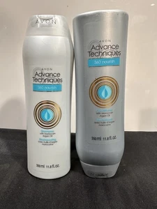 Avon Advance Techniques 360 Pflegendes Shampoo & Conditioner marokkanisches Öl 11,8 Oz. - Bild 1 von 2
