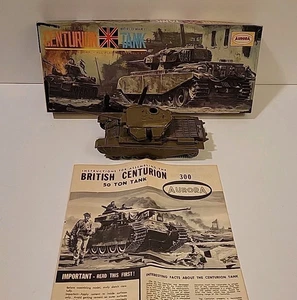Aurora WWII British Centurion Tank Vintage 1963 Model Kit Assembled - Picture 1 of 18