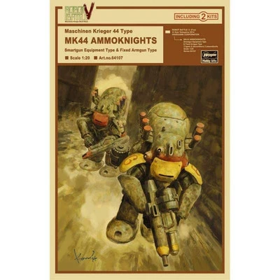Hasegawa Ma.K. Maschinen Krieger MK44 AMMOKNIGHTS 1/20 Plastic Model Kit 64107 - Image 1 of 4