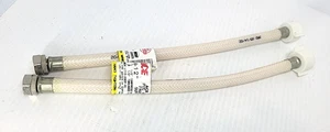 Ace 405-4038 PVC hose faucet supply (2) 12 inch 1/2 compression 1/2 thread - Picture 1 of 3