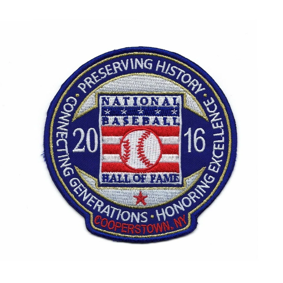 2016 MLB Hall Of Fame Induction Cooperstown Round Logo Jersey Sleeve Patch - Image 1 of 1