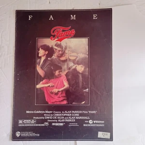 Vintage Sheet Music Fame Motion Picture Movie Theme Song - Picture 1 of 6