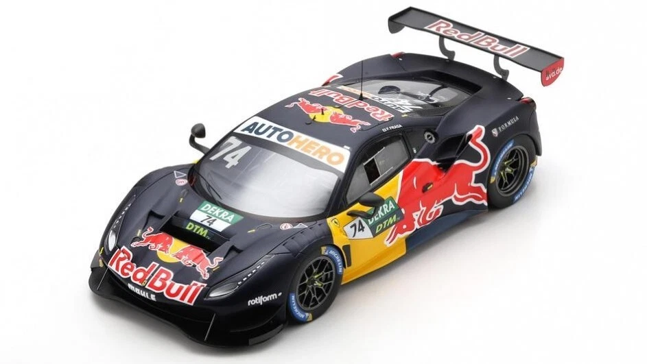 Modellino auto scala 1:18 Looksmart  FERRARI 488 GT3 EVO N.74 RED BULL ALPHA ... - Immagine 1 di 1