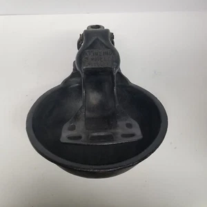 Klinzing Model NS358SV Black Cast Iron Cattle Water Trough, 10" Diameter - Picture 1 of 11